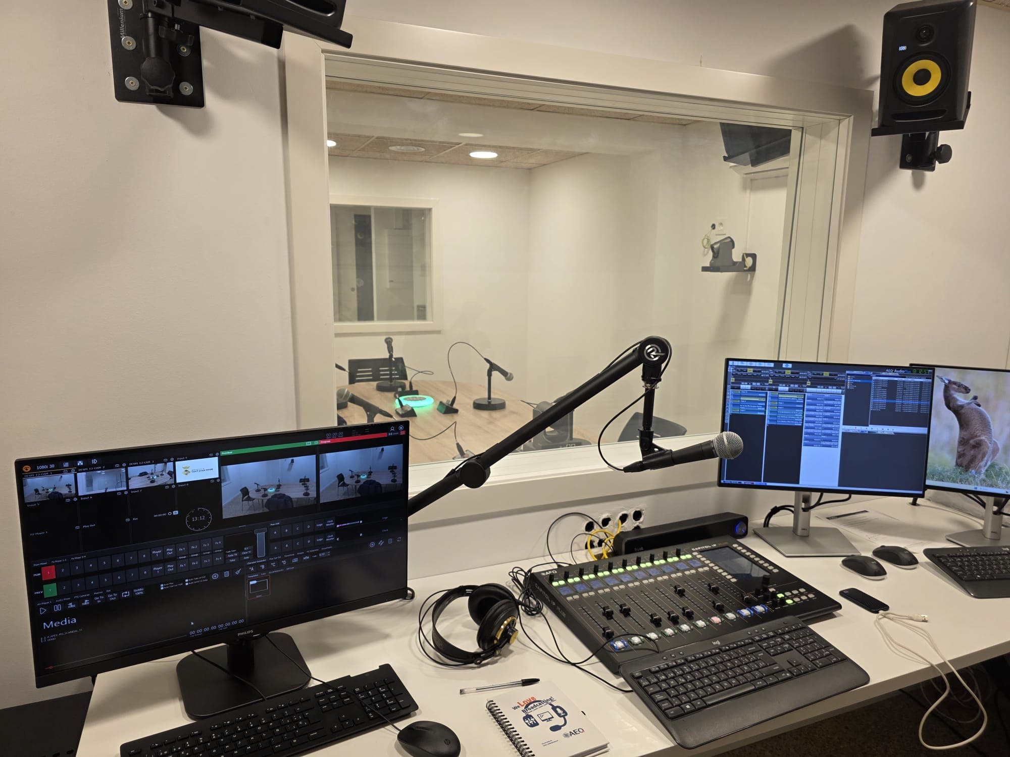 PROMODespí Education Centre has incorporated AEQ technology into its new radio and podcast studios
