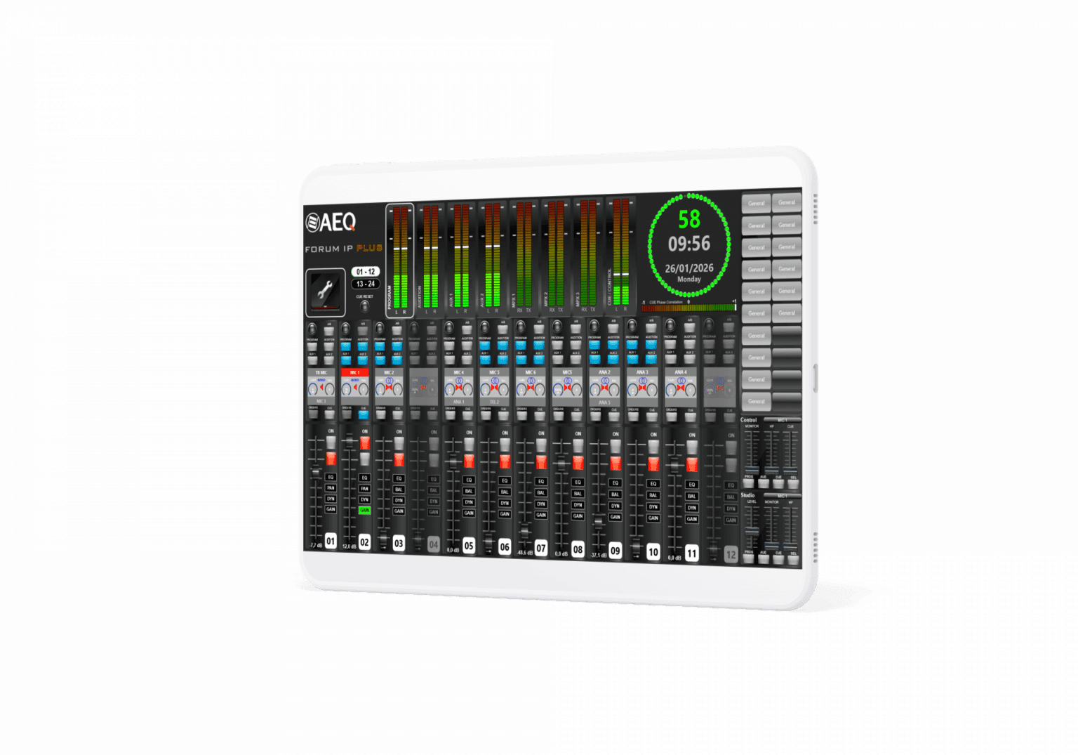 Forum Virtual on tablet