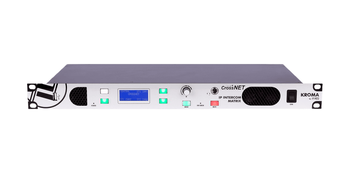 CrossNET — panel frontal